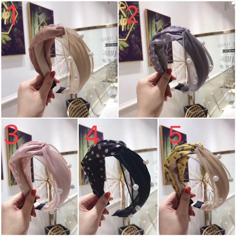 Bando-19 Bendo FASHION/Premium Bandana Simpul Twist Elastis Ala Korea Untuk Wanita