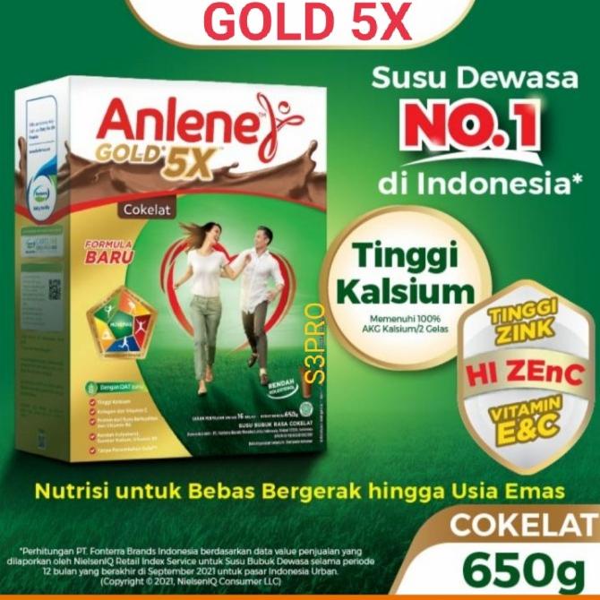 

(BISA COD) Susu Anlene Gold Coklat 650 gram 650gr TERPERCAYA Kode 700