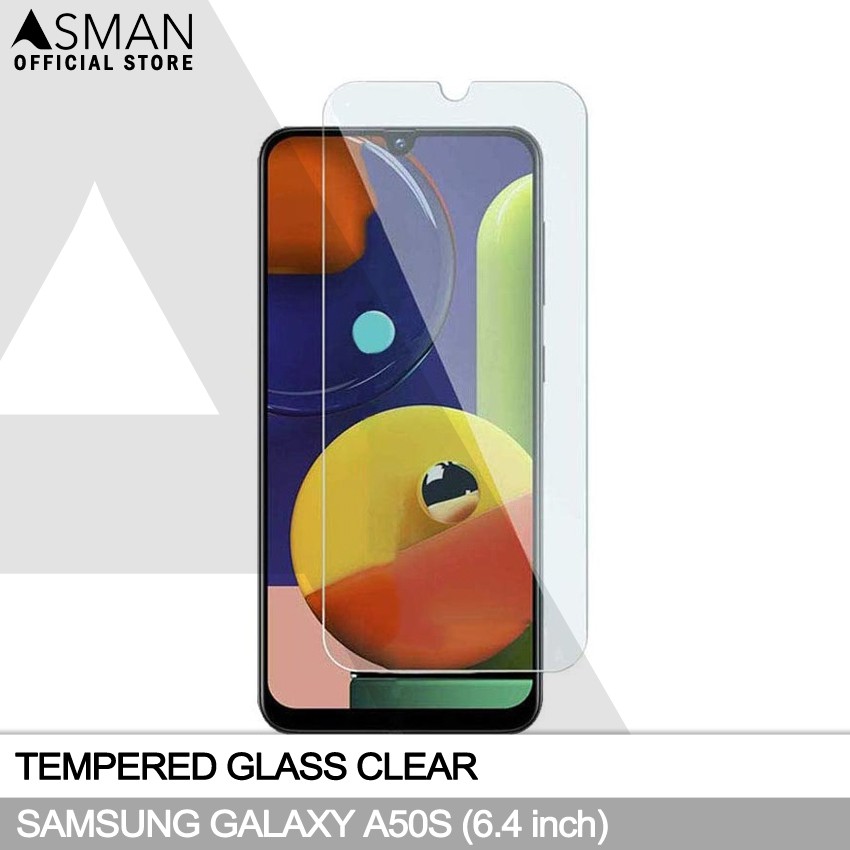 Tempered Glass Samsung Galaxy A50s (6.4&quot;) | Anti Gores Pelindung Layar Kaca - Bening