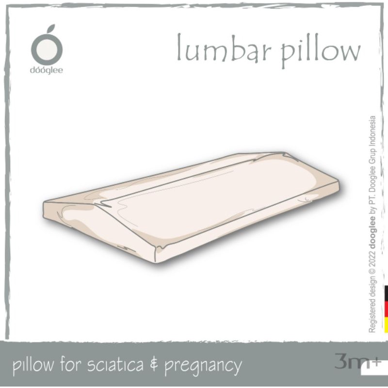 Lumbar Pillow by Dooglee bantal teraphy saraf kejepit