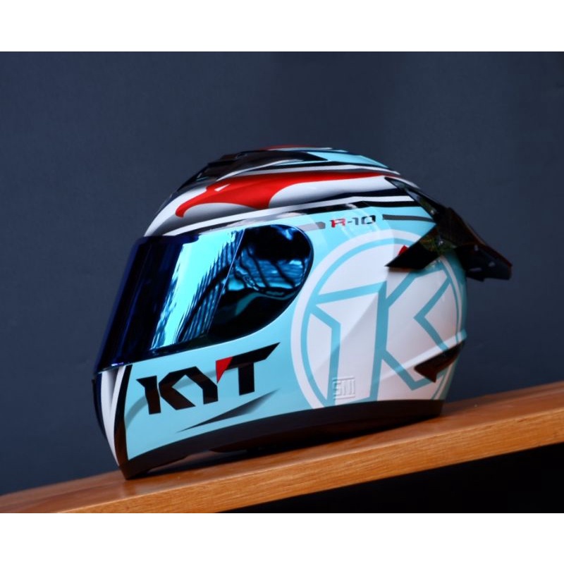 Helm Fullface KYT R10 Aquamarine