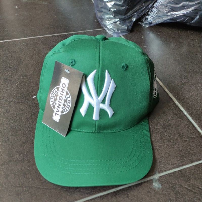 Topi NY New York Topi Baseball Pria Wanita-hijau botol