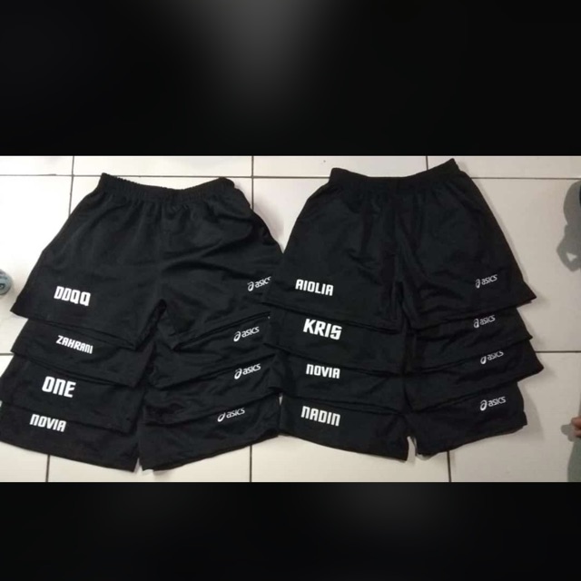 Celana voli cewek polos/custome nama