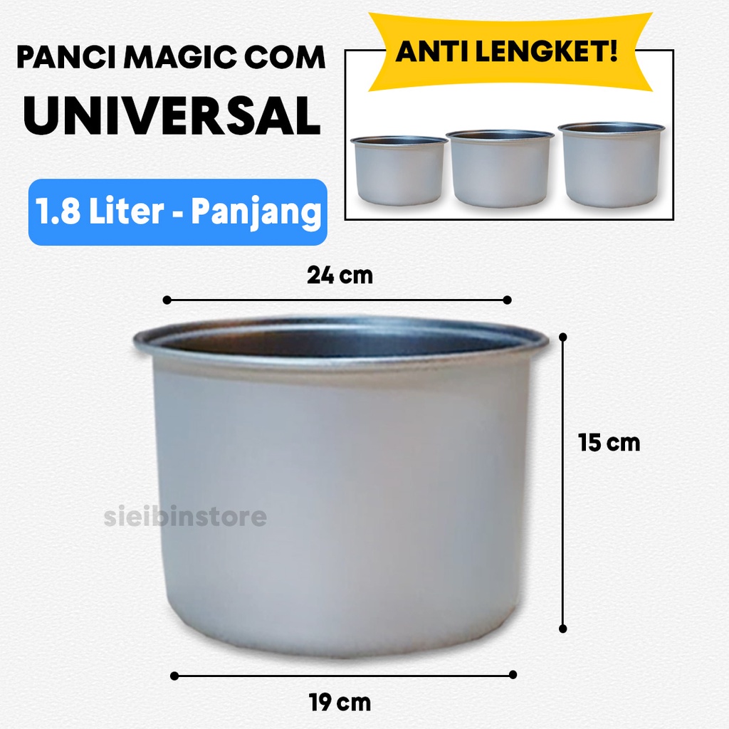 PANCI TEFLON RICE COOKER MAGIC COM 1,2 1,8 LITER RENDAH PENDEK TINGGI PROMO