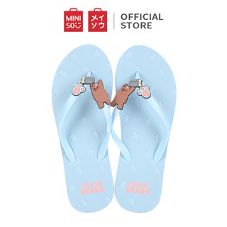  Miniso  Official Sandal  Jepit Flip Flops Wanita Pantai Lucu 