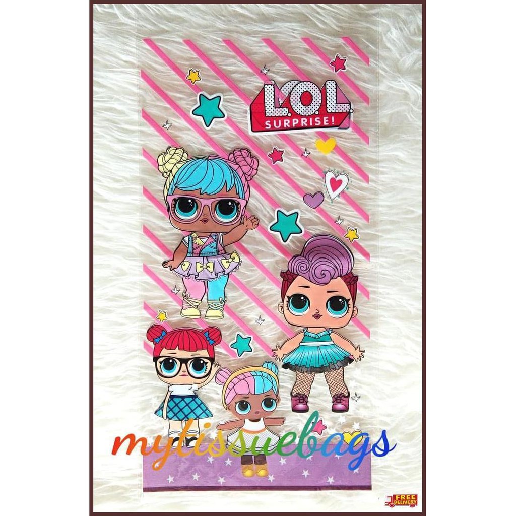 

8Tjrktug- Souvenir Ulang Tahun Anak Plastik L Tema Lol Gjitudkj-