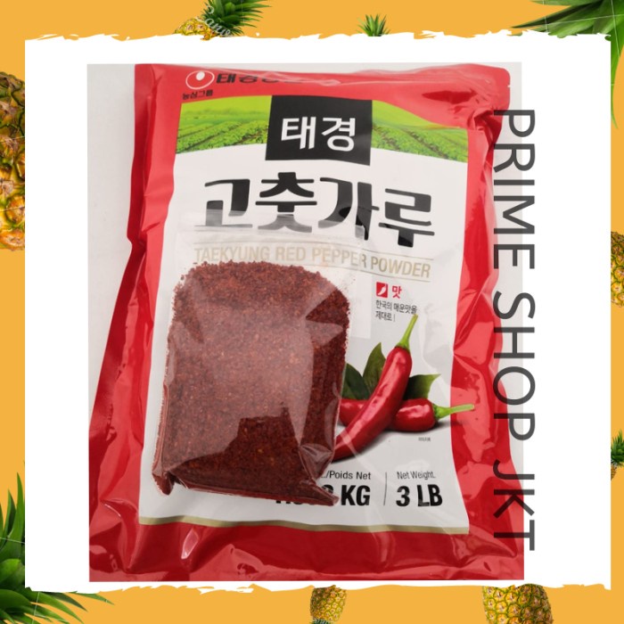 

Siap Kirim Gochugaru / Bubuk Cabe Korea - Repacking 100 Gram Bahan Cabai Kimchi