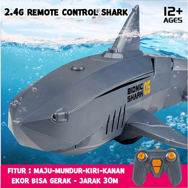 Shark Remote Kontrol Control Mainan Shark Anak RC Impor