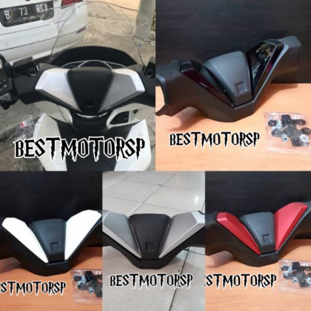 COVER TUTUP STANG PCX 150 NEW COVER STANG HONDA PCX PLASTIK ABS