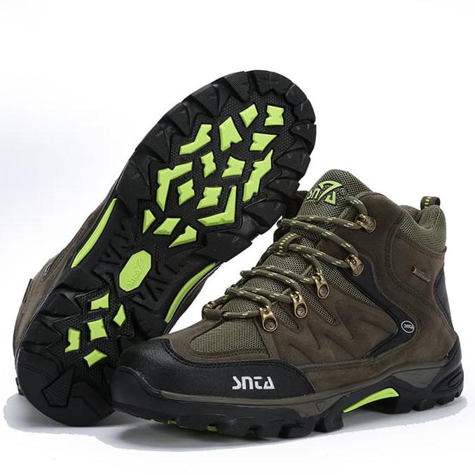 Sepatu Gunung Snta 469 Green Ukuran 40,41,42,43,44,45,46