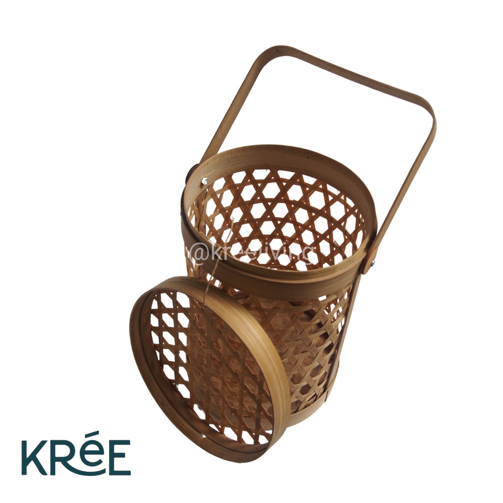

Keranjang Hampers Bambu Tabung