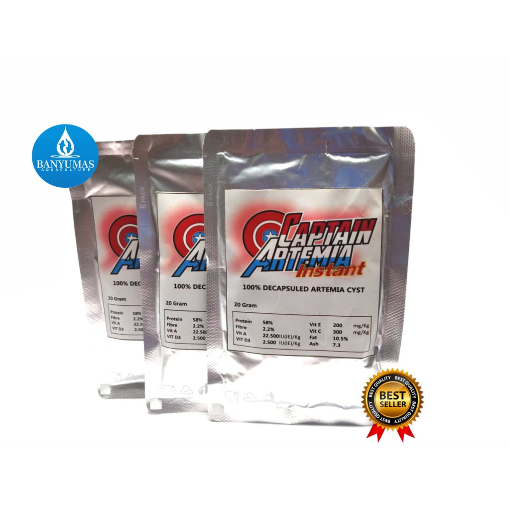 Artemia Vitellus Pakan Larva Udang dan Larva Ikan