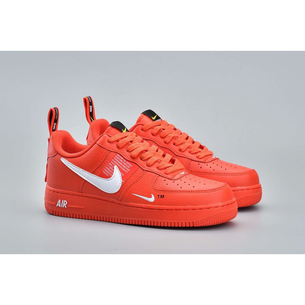 air force 1 utility low orange