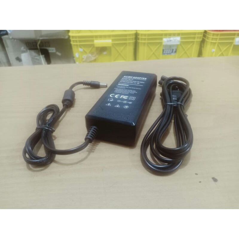 Adaptor kuat bagus charger dvr  cctv 5a 12v pompa air lampu strip led hias modul 3 mata 12 volt 5 am