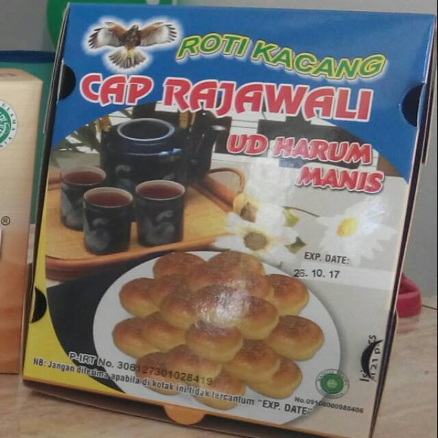 

Kue / roti kacang cap rajawali 500gr