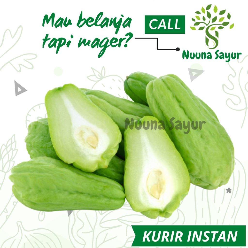 

SAYUR LABU SIAM 500gr SAYURAN SEGAR FRESH