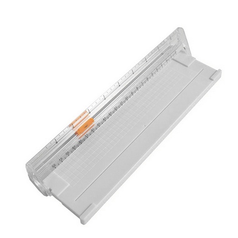 A4 Paper Cutting Machine Paper Cutter Art Trimmer Crafts Photo Scrapbook Blades DIY Office Home Stationery Knife-putih