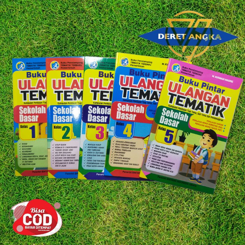 buku pintar ulangan tematik kelas 1 - 6 SD/MI