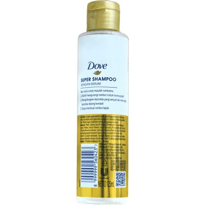 Dove 3 In 1 Super Shampoo Hair Serum Anti Lepek Ketombe Rontok