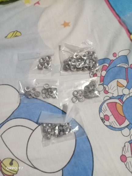 M8 Mur Stainless Steel Sus 304 Nut Only Hex 8mm Anti Karat