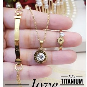 TiTanium set perhiasan wanita y524