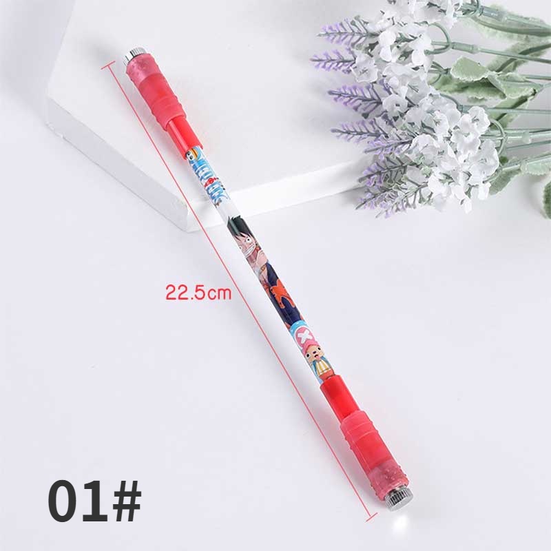 1pc Pulpen Gel Led Flexible Anti Stress Warna Acak Untuk Stationery Sekolah / Kantor