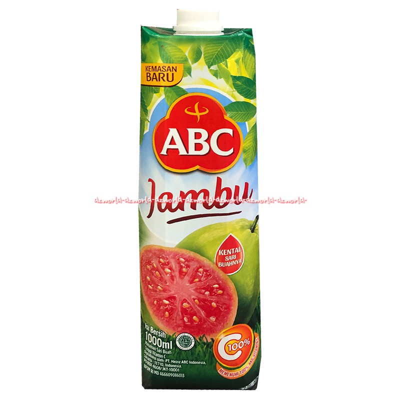 ABC Jeruk Jambu Biji UHT Minuman Sari Buah Asli Siap Minum 1L Abc UHT Juice Jeruk Guava Jus