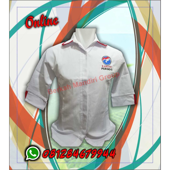 Kemeja Kartini Perindo 2018 - Putih- M