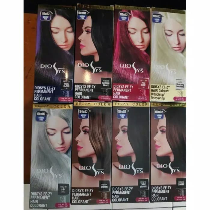 DIOSYS EE-ZY COLOR Permanent Hair Colorant / Cat Rambut Permanen