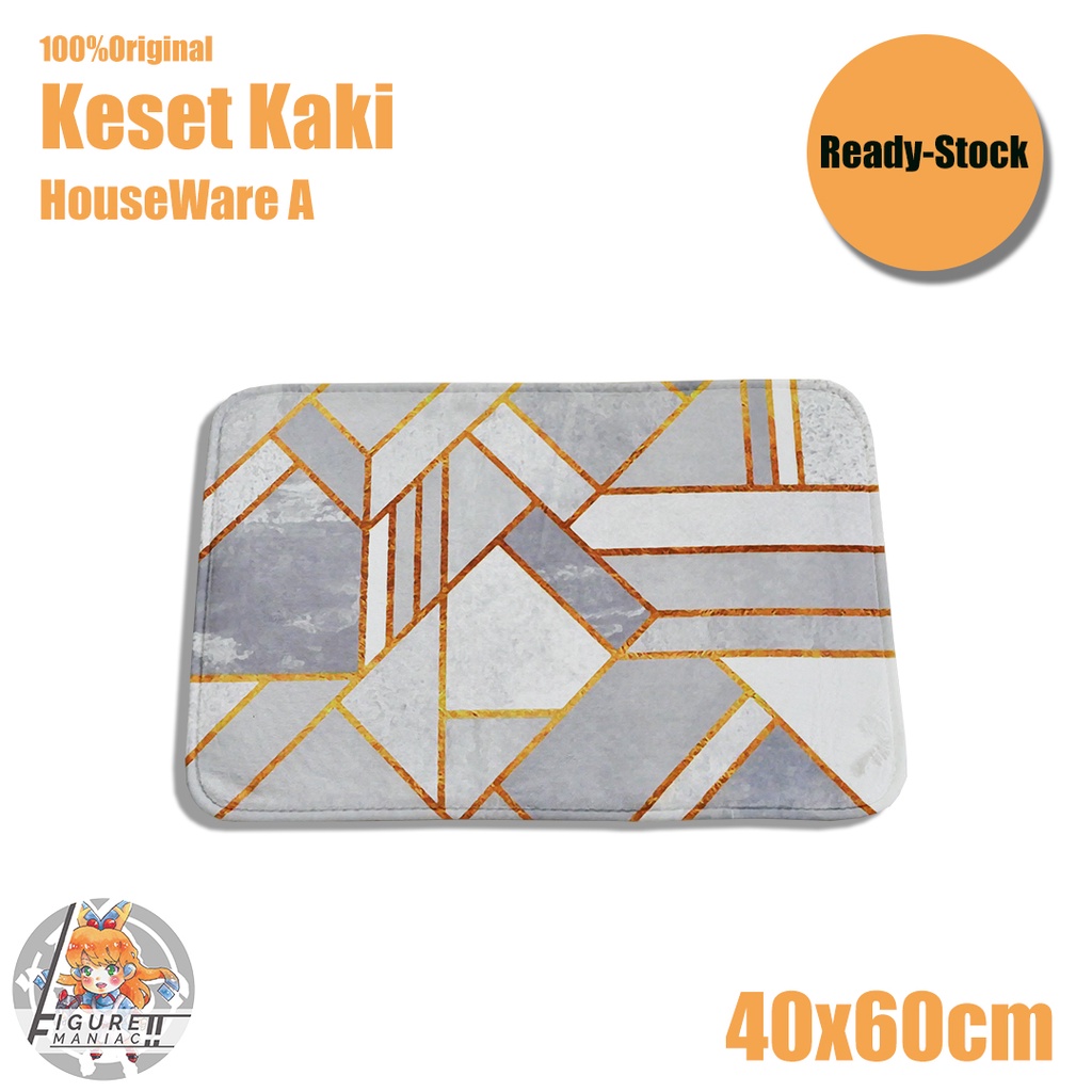 Figure Maniac - Keset Kaki Welcome Tebal Premium Besar 60 x 40 Keset Kamar Mandi