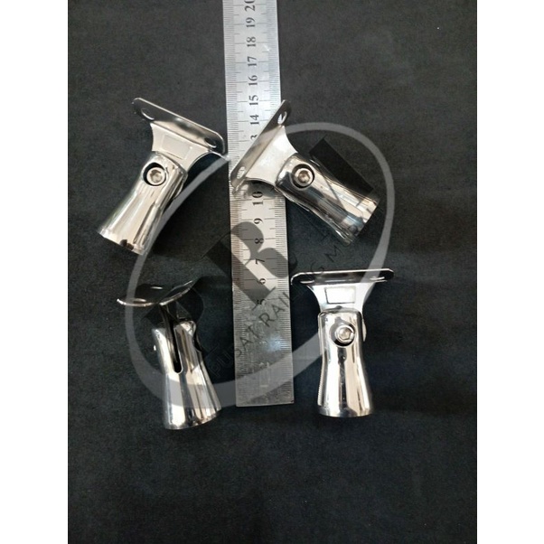 KEPALA TIANG RAILING TANGGA / MAHKOTA RAILING TANGGA STAINLESS / LONCENG TIANG TANGGA STAINLESS / TI