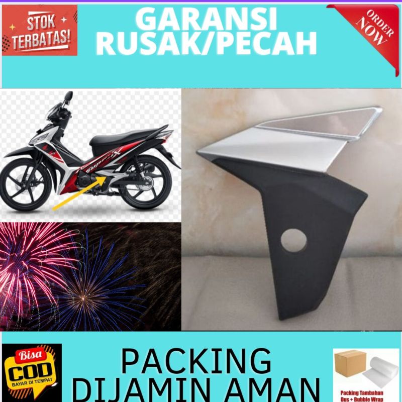 Cover Kaper Tutup Dudukan Footstep Foot Step Kanan Guard R Pivot Cover Honda New Supra X 125 Fi 5060