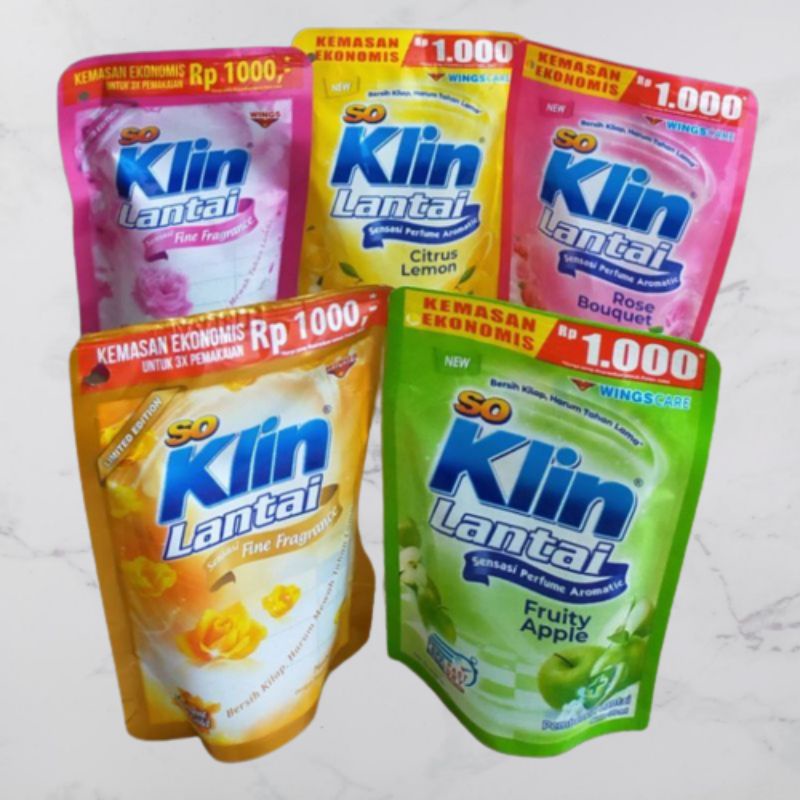 SOKlin Lantai 1000/ SOKlin Lantai Netto 70 ml/SoKlin Lantai Kemasan Ekonomis