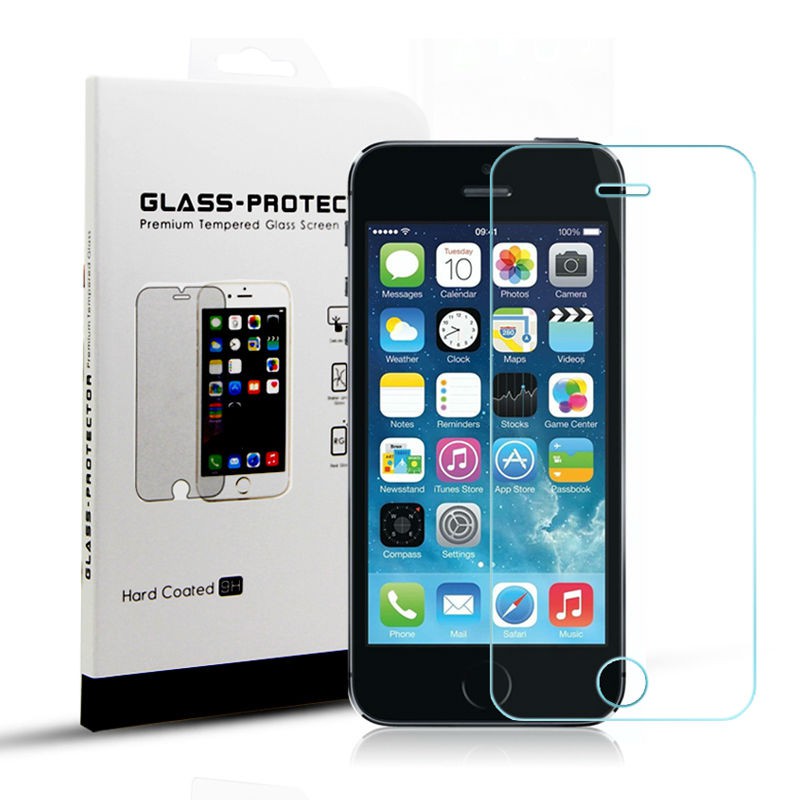  anti  gores  kaca iphone 5 5s SE 5G Tempered glass murah 9H 