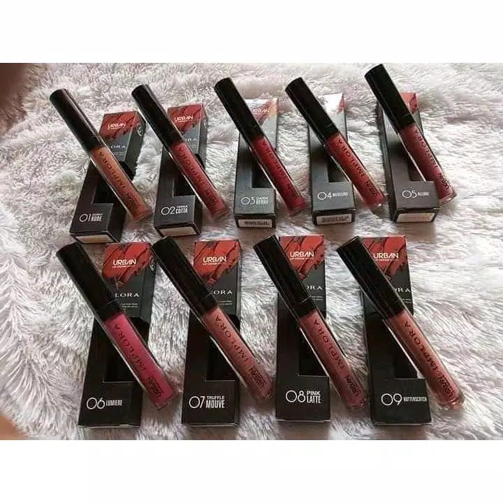 Lipstik IMPLORA Urban Matte 6 Varian Warna