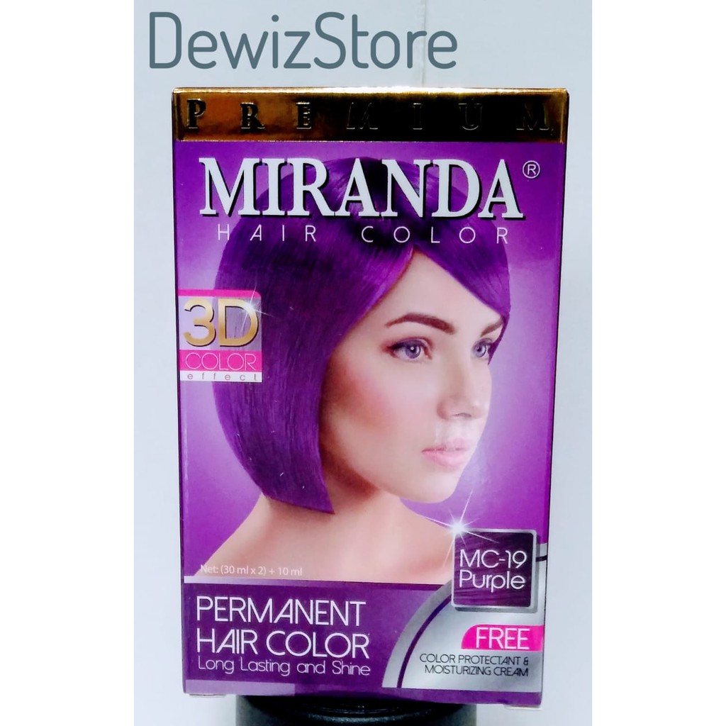 MIRANDA HAIR COLOR / PEWARNA RAMBUT MIRANDA (MC 19 - PURPLE)