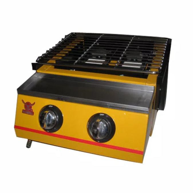 Harga Kompor Pemanggang Sosis 2 Tungku 2 Knop Panggangan Gas Roaster Griller Shopee Indonesia