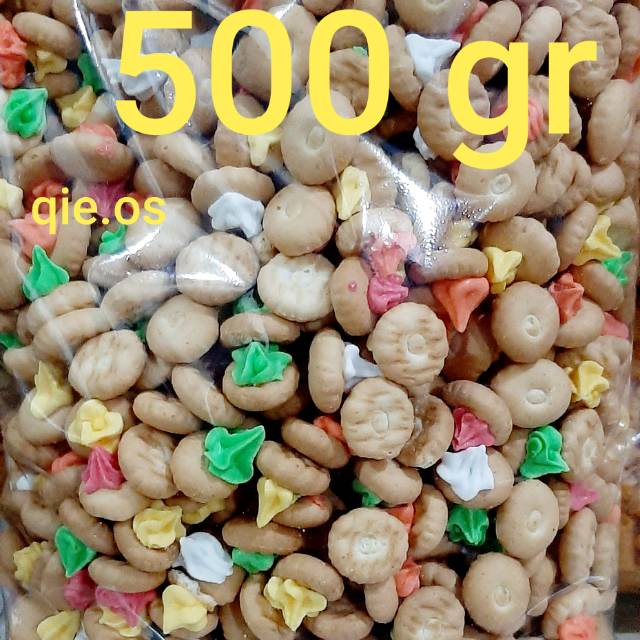 

Plekenik Biskuit bunga gem rose ciput kancing 500 gr