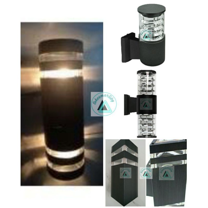 Lampu Dinding Pilar Outdoor Besar / Wall Lamp Minimalis