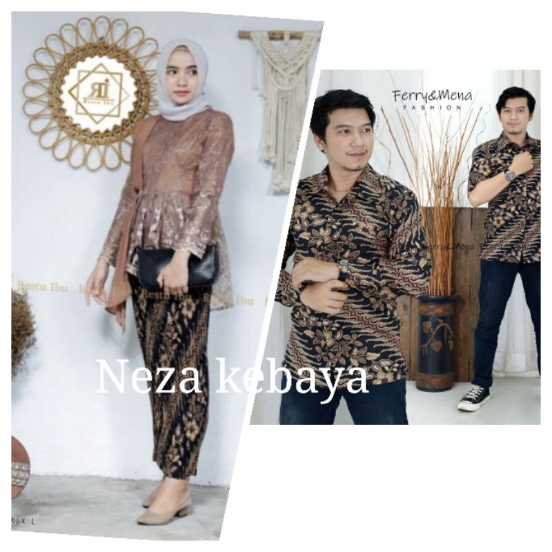 couple kebaya tunangan//couple kebaya dan kemeja//couple keluarga