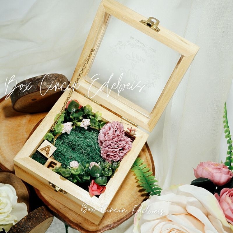 RING BOX/ RING BEARER/ KOTAK CINCIN/ BOX 10X10