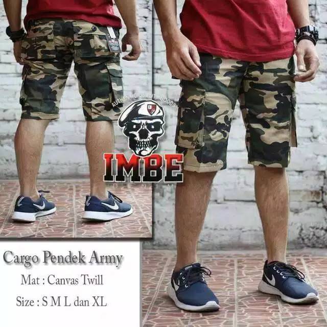 Cargo army/cargo loreng/celana pendek/cargo pendek