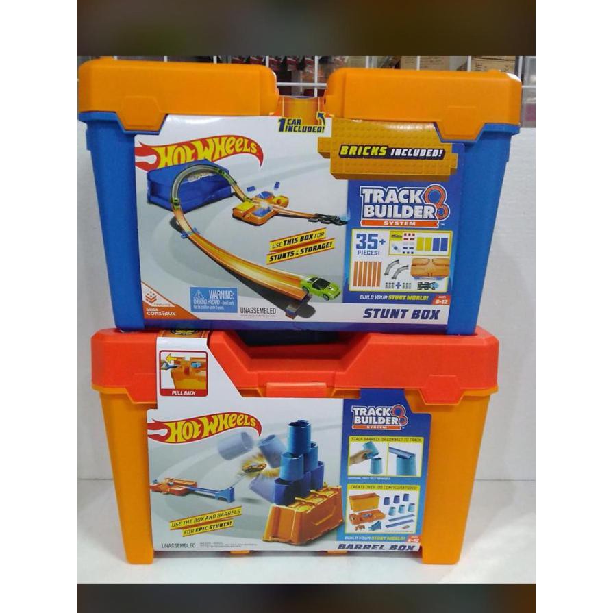 ***COD** Mainan hot wheels track builder bricks box besar diecast metal besi