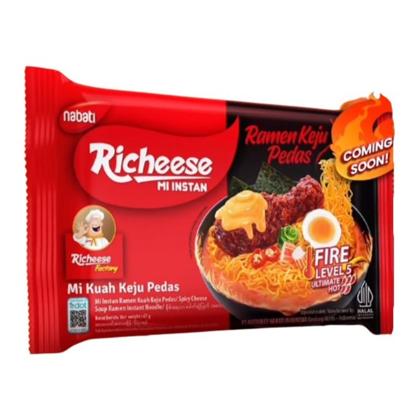 

Mie Richeese Ramen Keju Level 5