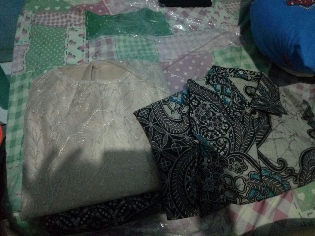 New Arrival Batik Couple Kebaya Set Monica Series Tunangan Lamaran Wisuda Kondangan Kekinian 2021