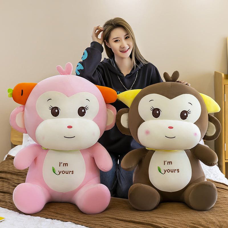 Boneka monyet lucu karakter terbaru hadiah anak /boneka monyet jumbo