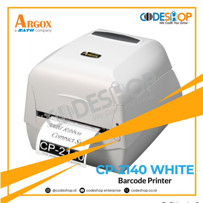 BARCODE PRINTER ARGOX CP2140 - LABEL BARCODE ARGOX CP-2140 - PUTIH