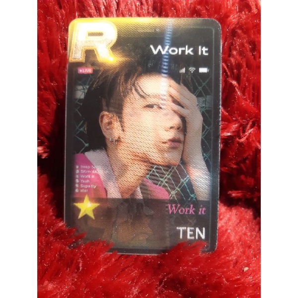 Lenticular Lenti Photocard PC Ten NCT WayV Way V Work It