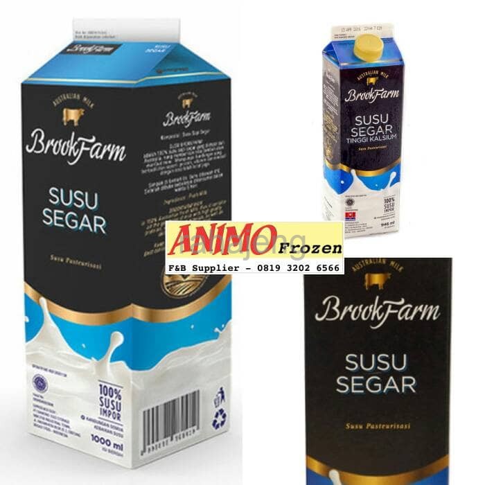 

Susu BROOKFARM (Fresh Milk) Rasa Plain 1 Karton