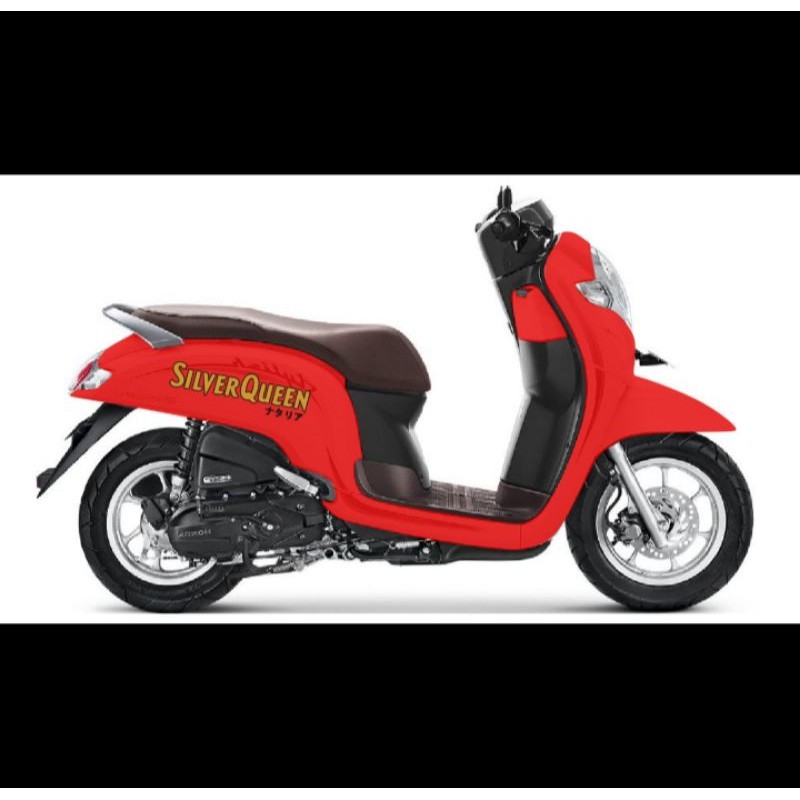 STIKER/STICKER CUTTING SCOOPY SILVERQUEEN TERBARU